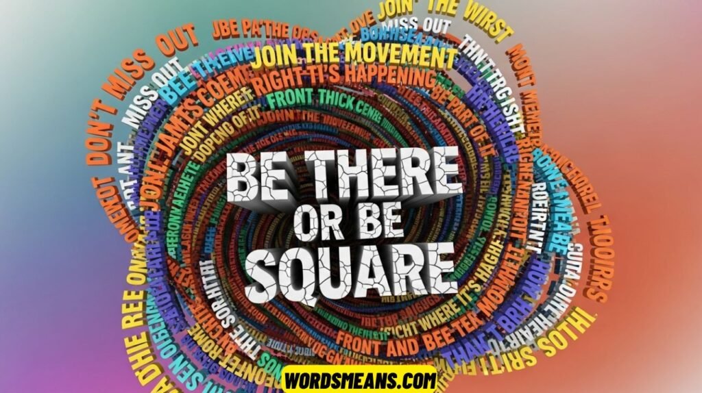 Be There or Be Square Alternatives