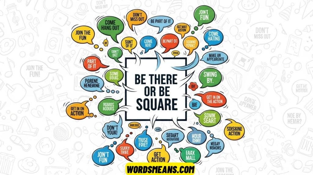 Be There or Be Square Alternatives