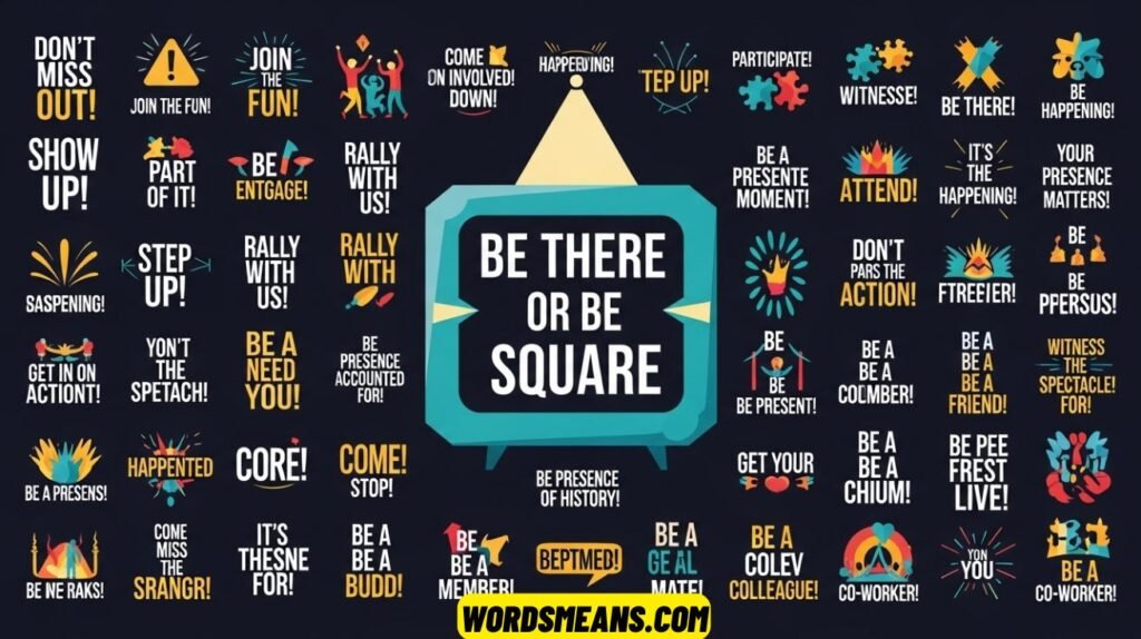 Be There or Be Square Alternatives