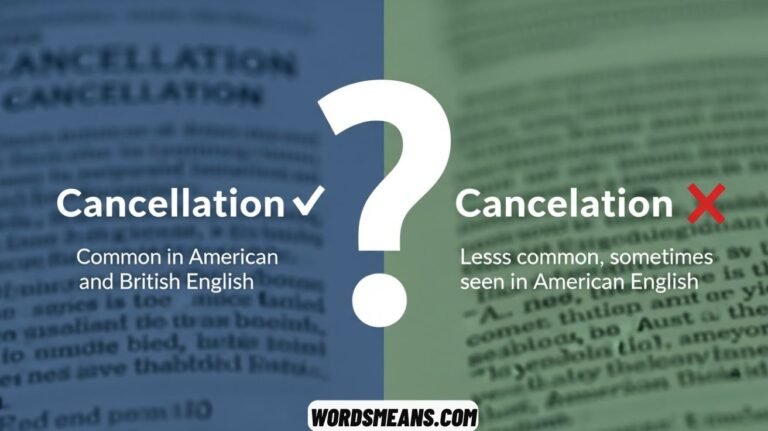 Cancellation vs Cancelation