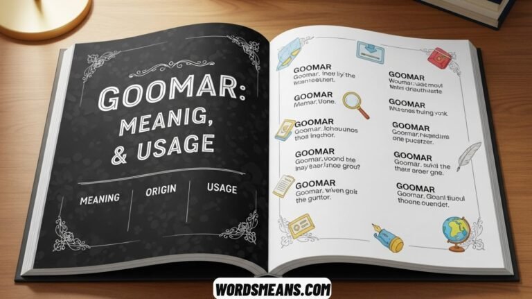 Goomar Meaning