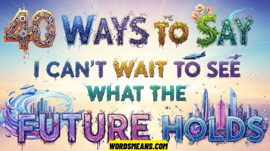 I Can't Wait to See What the Future Holds