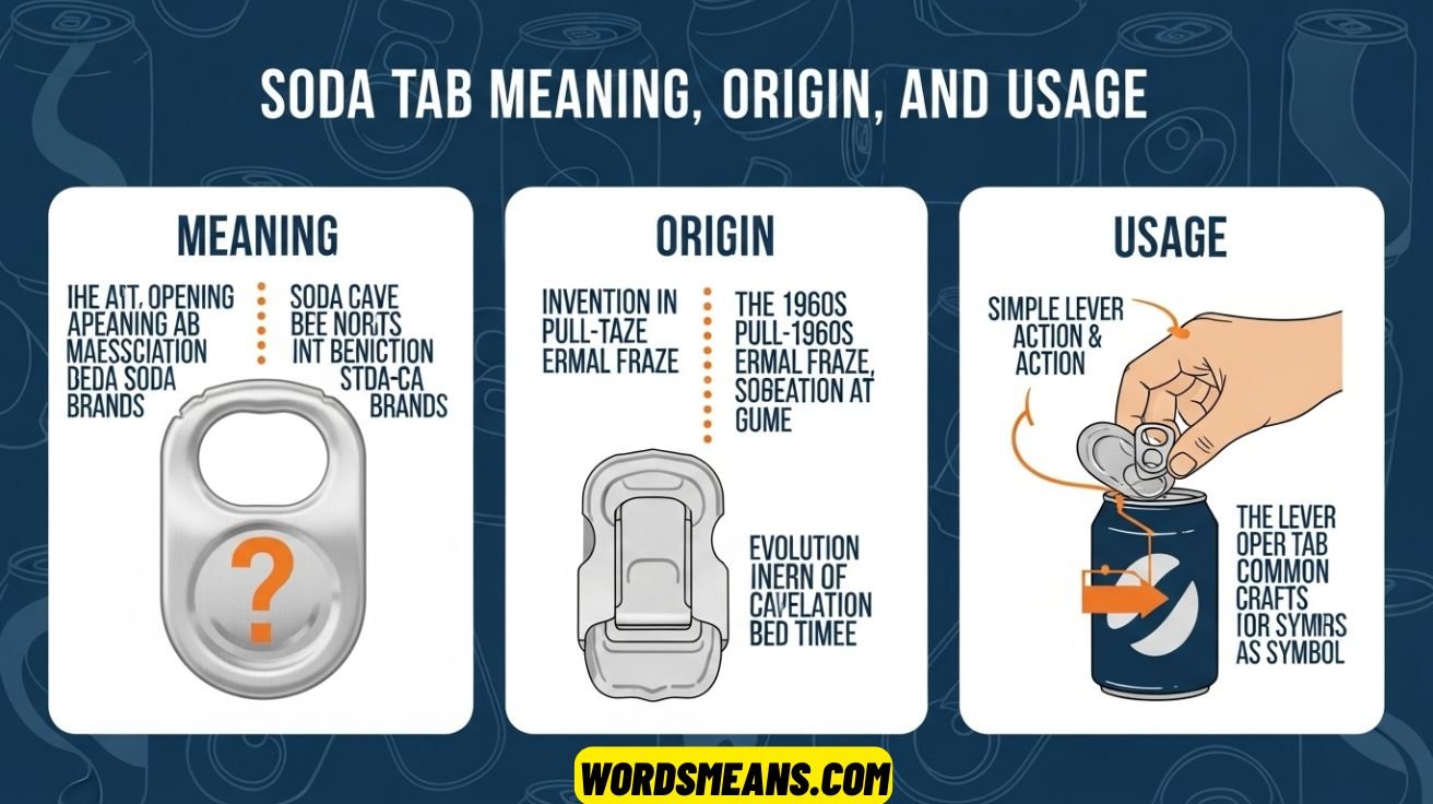 Soda Tab Meaning