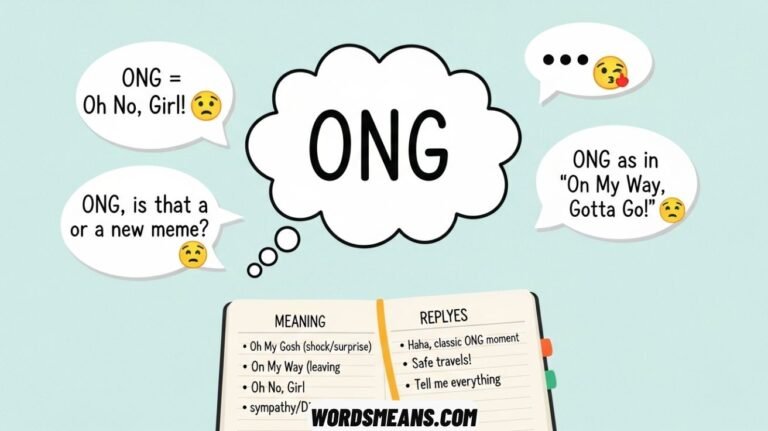 Best Replies to ONG and Its Meaning