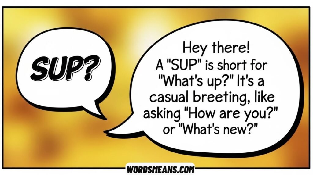 Best Reply to SUP and Its Meaning