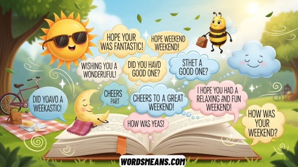Best Ways to Say Hope You Had a Great Weekend