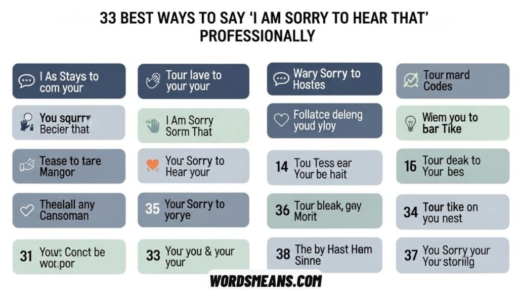 Best Ways to Say “I Am Sorry to Hear That
