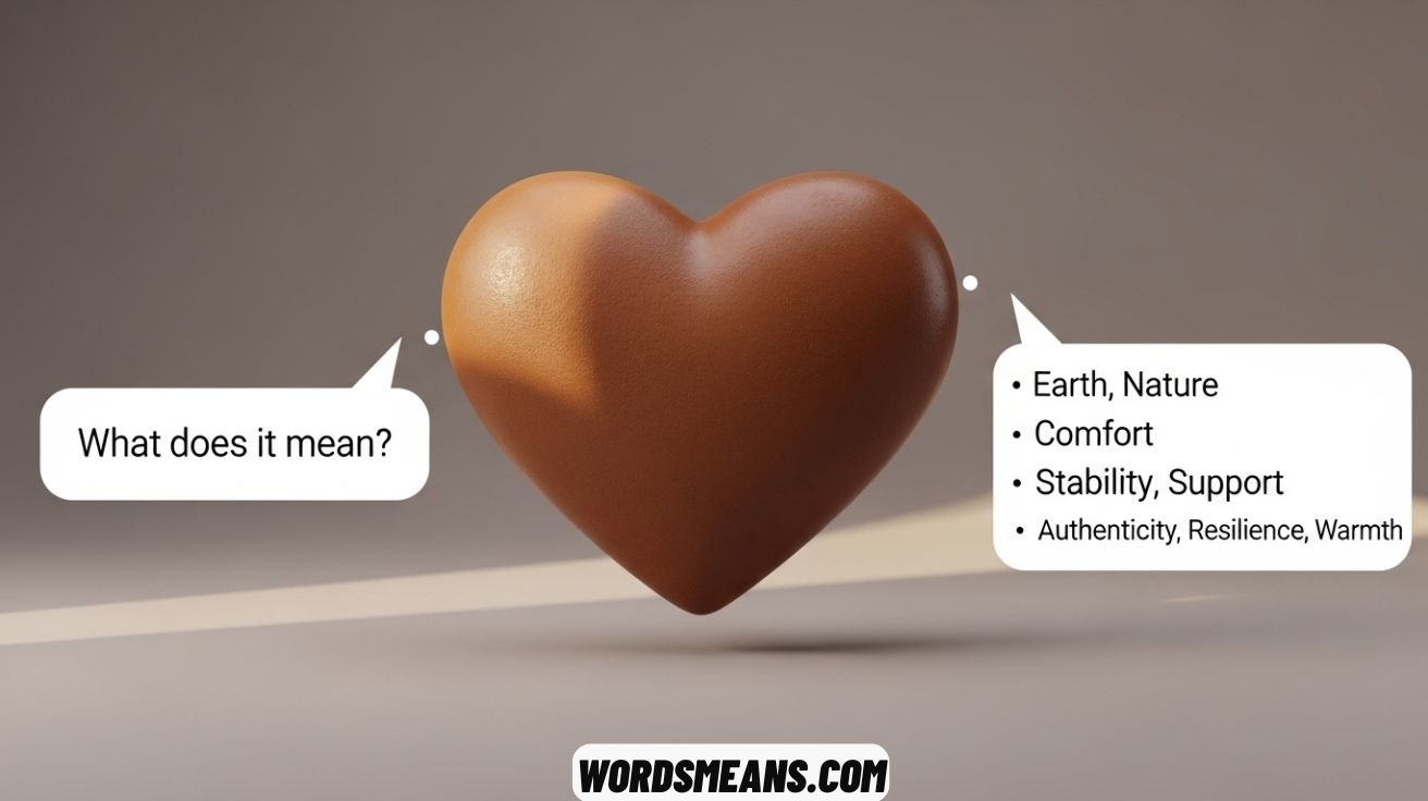 Brown Heart Emoji Meaning and Best Responses