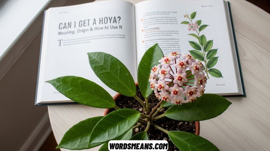 Can I Get a Hoya? Meaning