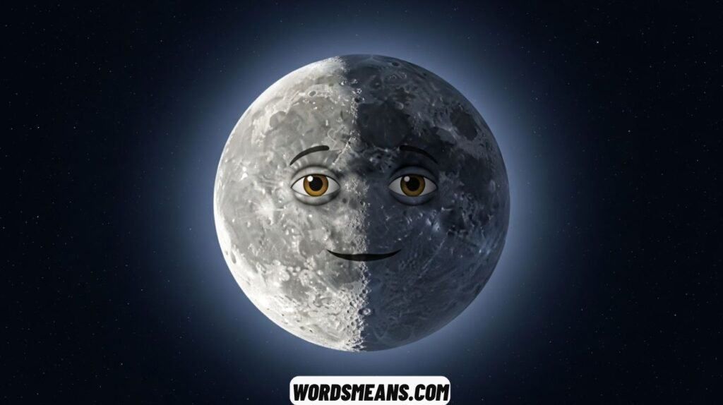Current Phase of the Moon as an Emoji