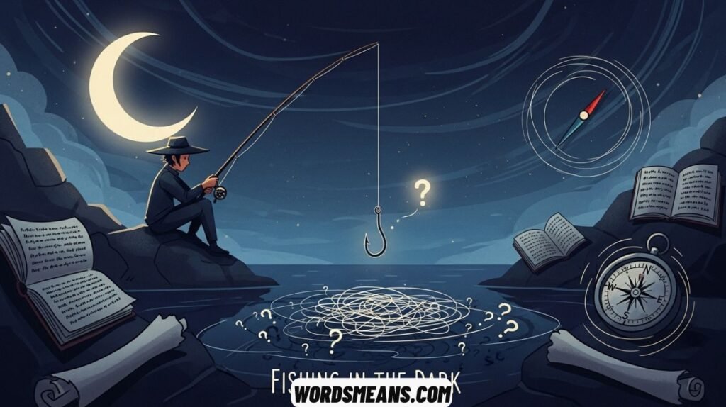 Fishing in the Dark – Its Meaning