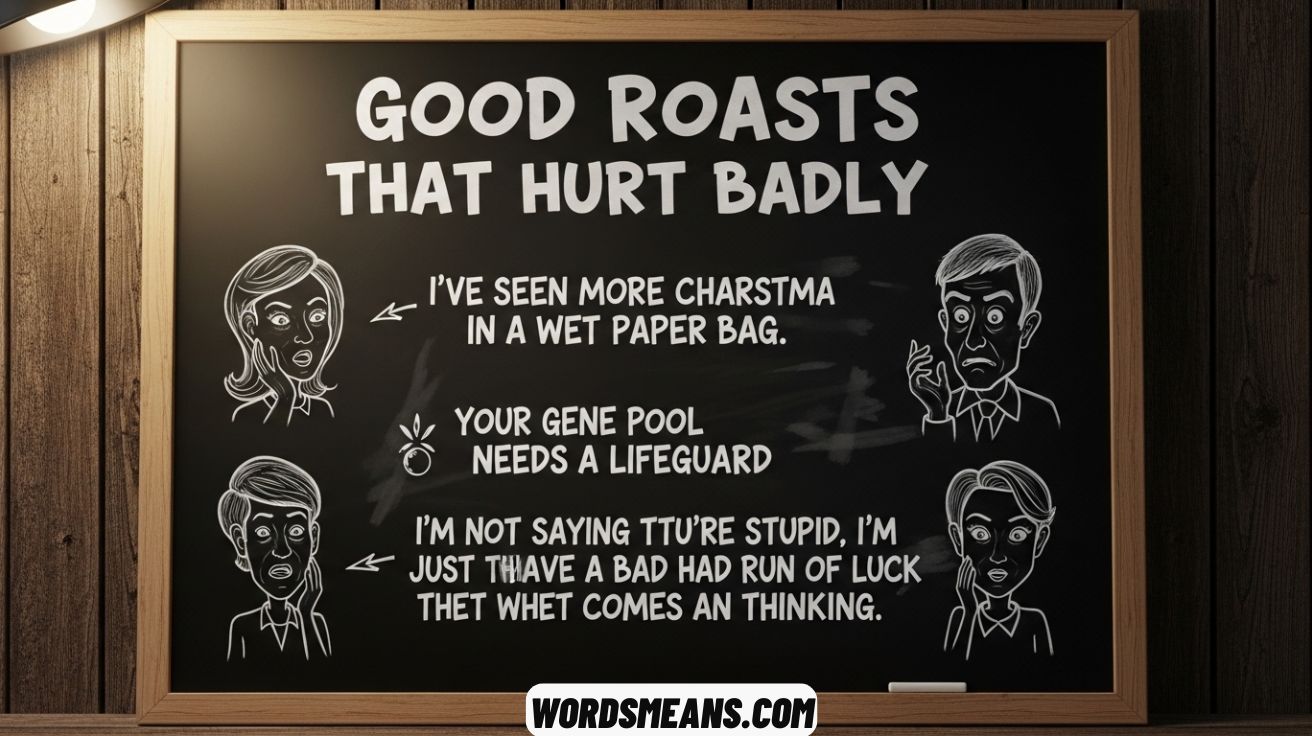 210+ Good Roasts That Hurt Badly