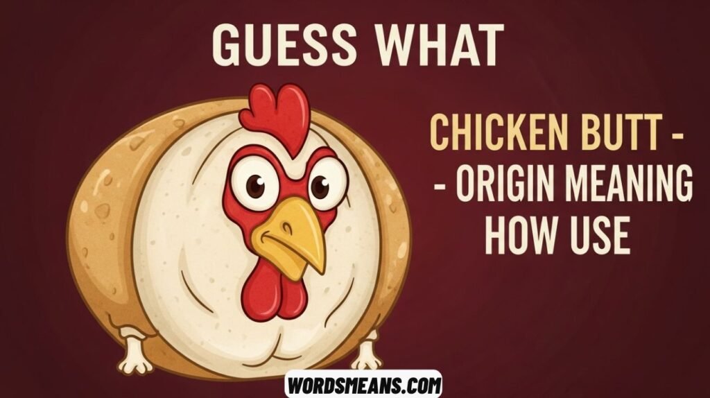 Guess What Chicken Butt – Its Meaning