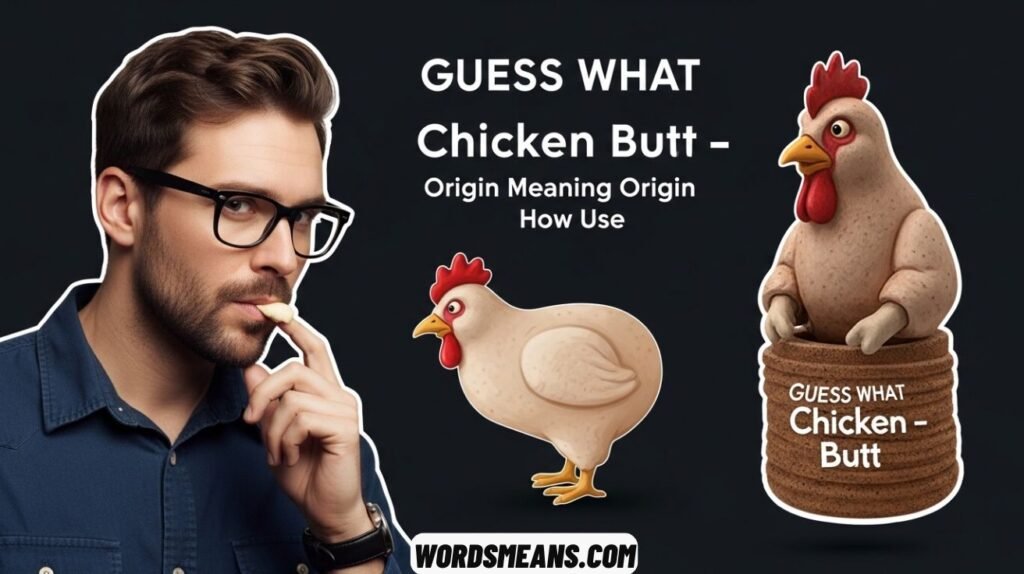Guess What Chicken Butt – Its Meaning