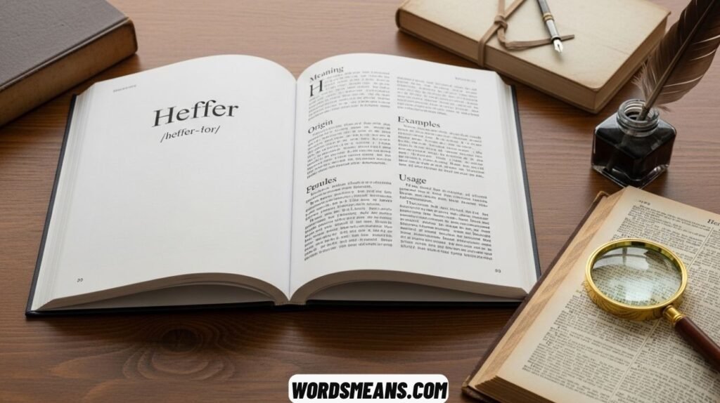 Heffer Its Meaning