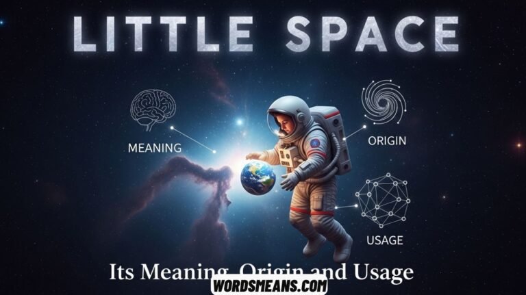 Little Space Its Meaning