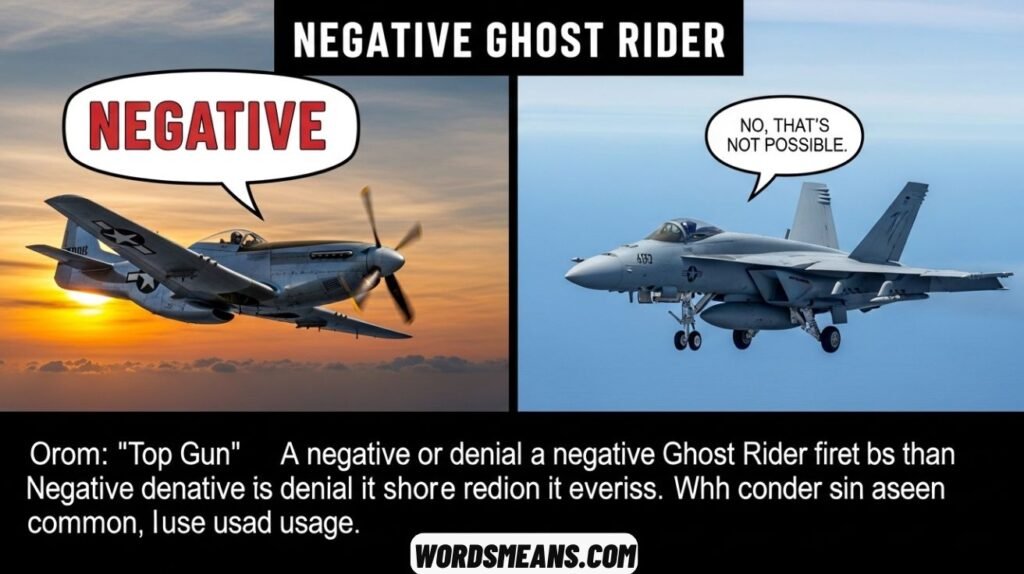 Negative Ghost Rider Its Meaning