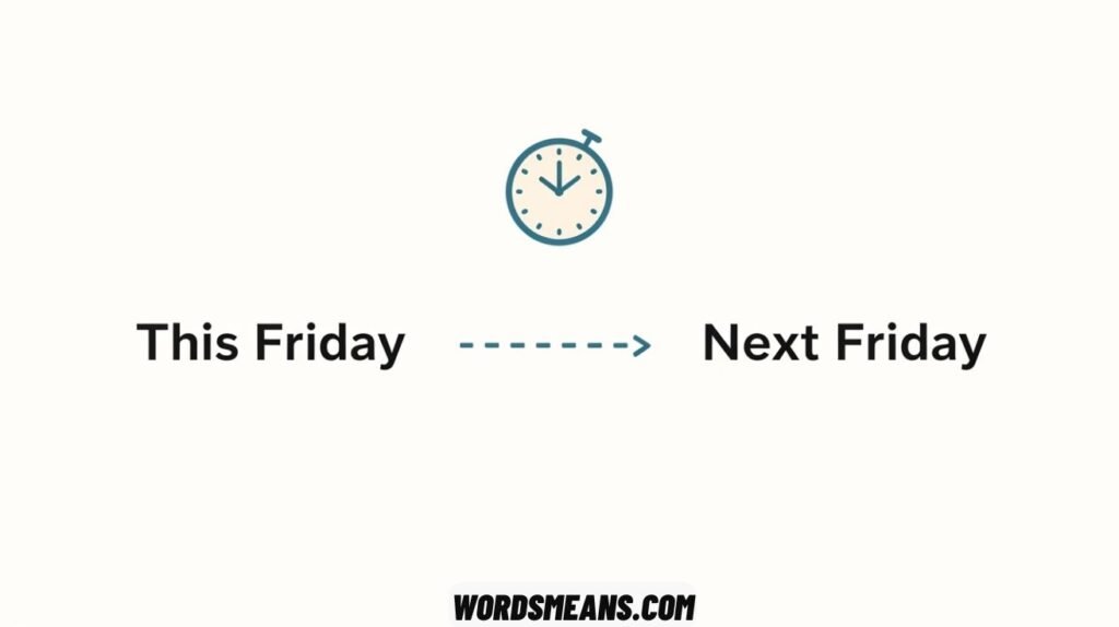 Next Friday vs. This Friday