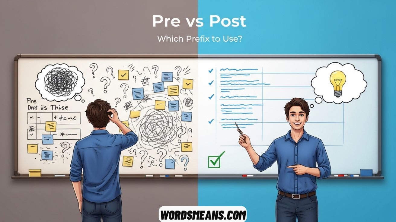 Post Vs Poste Pre vs Post: Which Prefix to Use?