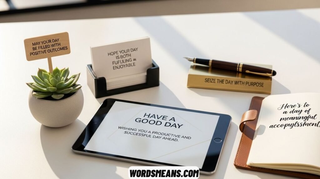 Unique Ways to Say “Have a Good Day” Professionally