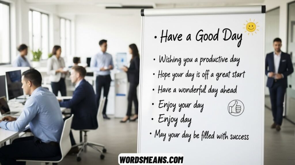 Unique Ways to Say “Have a Good Day” Professionally