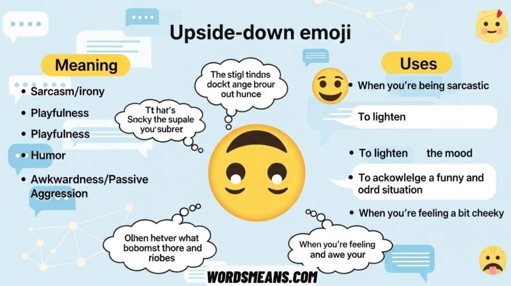 Upside Down Emoji Meaning and Uses