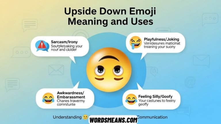 Upside Down Emoji Meaning and Uses