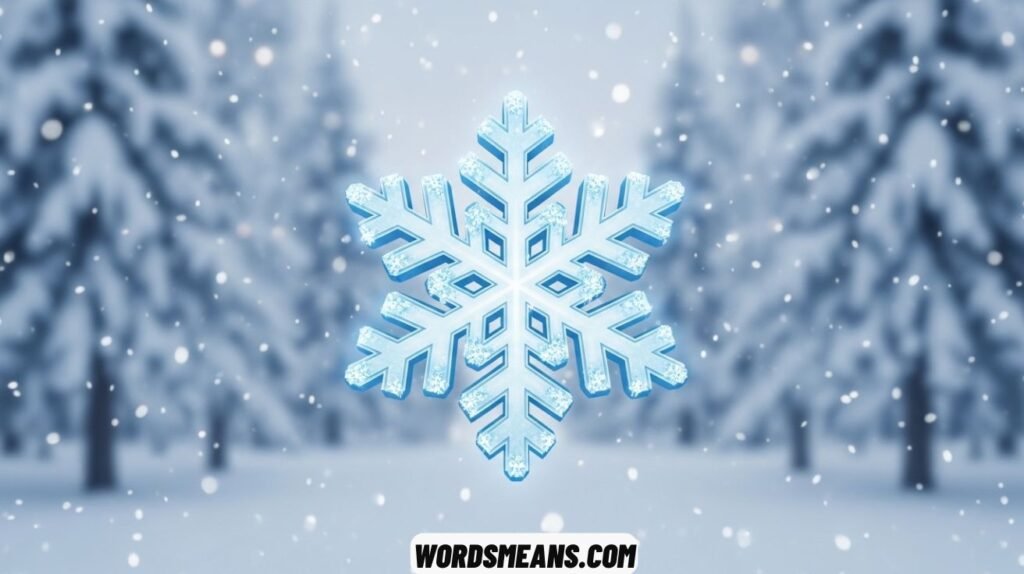 What Does the Snowflake Emoji Really Mean?