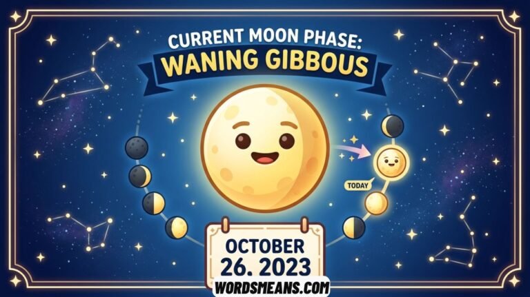 Current Phase of the Moon as an Emoji