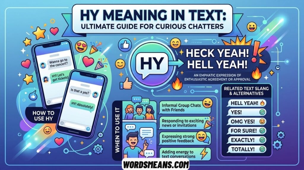 HY Meaning in Text
