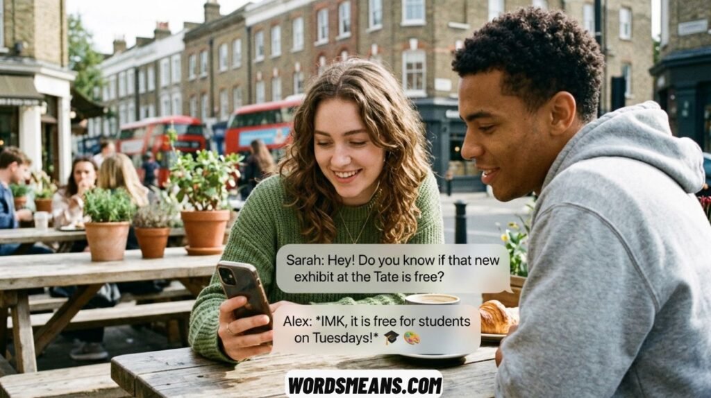 IMK Meaning in Text