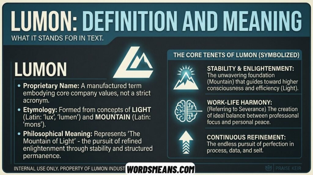 Lumon Definition