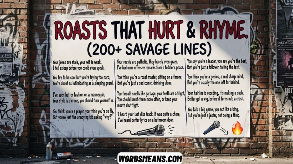 Roasts That Hurt