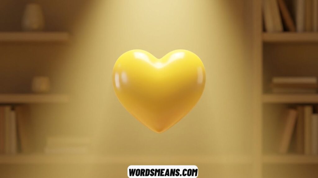 Yellow Heart Emoji Meaning