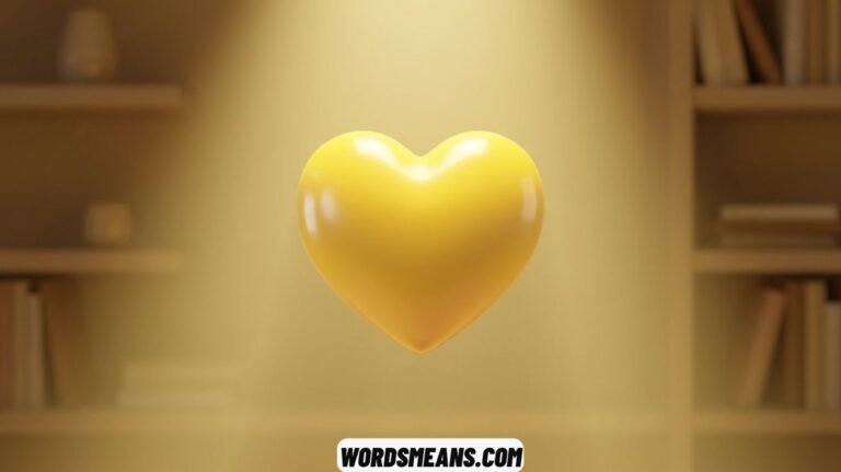 Yellow Heart Emoji Meaning